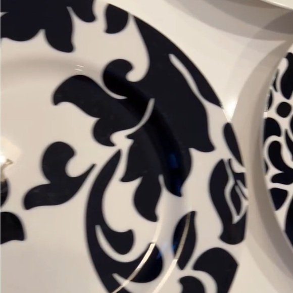 Set of 4 Martha Stewart vintage lisbon black - Picture 4 of 6